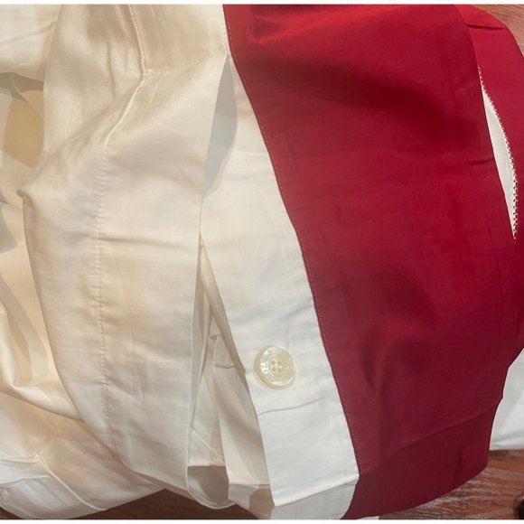 BOLL & BRANCH PERCALE HEMMED F/ QUEEN DUVET COVER SET - Picture 6 of 6